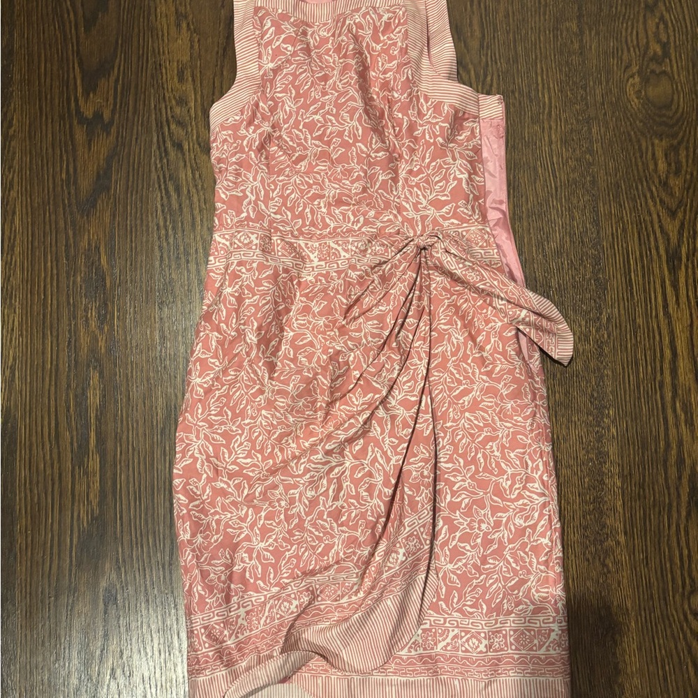 HD in Paris Pink and White Floral Midi Dress